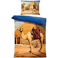 IMPAR Bedding Camel at the pyramid, 140 × 200 cm + 90 ×70 cm - Bed Linen