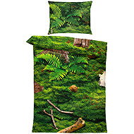 IMPAR Bed linen Moss, 140 × 200 cm + 90 ×70 cm - Bed Linen