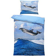 IMPAR Bedding Dolphin, 140 × 200 cm + 90 ×70 cm - Bed Linen