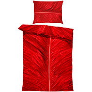IMPAR Bedding Red feather, 140 × 200 cm + 90 ×70 cm - Bed Linen