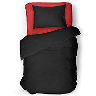 IMPAR Bed linen Black, 140 × 200 cm + 90 ×70 cm - Bed Linen