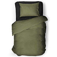 IMPAR Bed linen Khaki, 140 × 200 cm + 90 ×70 cm - Bed Linen