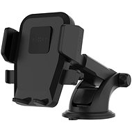 FIXED Iconiq XXL with long suction cup on the glass or on the dashboard black - Phone holder