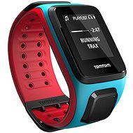 TomTom Runner 2 Cardio + Music (L), blue / red - Sports Watch