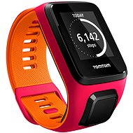 TomTom Runner 3 GPS Watch (S) Pink-Orange - Sports Watch