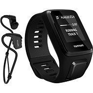 TomTom Spark 3 Cardio + Music + Bluetooth headphones (S) Black - Sports Watch