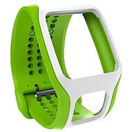 TomTom Cardio Comfort strap, white / light green - Watch Strap