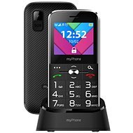 MyPhone Halo C Senior, čierny - Mobilný telefón