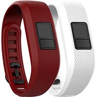 Strap for vivofit3 Marsala, White (L) - Watch Strap