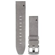 Garmin QuickFit 20 Leather, Grey Suede - Watch Strap