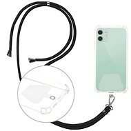 CPA Univerzális nyakpánt telefonokhoz hátsó borítással fekete színű - Telefon tok