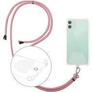 CPA Universal neck strap for phones with back cover pink - Phone Cover