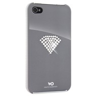 White Diamonds Rainbow Grey + ochranná fólie displeje - Replaceable Case