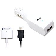 DEXIM USB Car Charger Kit white - Car Charger
