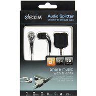 Dexim for iPhone 3G, iPhone 4, iPad Black - Headphones