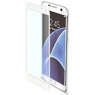 CELLY GLASS for Samsung Galaxy S7 edge white - Glass Screen Protector