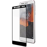 CELLY Full Glass for Nokia 3.1/Nokia 3 (2018) Black - Glass Screen Protector