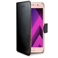 CELLY Wally mobiltelefon tok Samsung Galaxy A3 (2017) készülékhez, fekete - Mobiltelefon tok