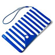 Celly Splash Wallet 5,7" méretű mobiltelefonokhoz, kék - Mobiltelefon tok
