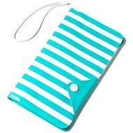 CELLY Splash Wallet for 5.7" phones turquoise - Phone Case