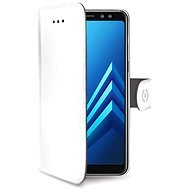 CELLY Wally a Samsung Galaxy A8 (2018) készülékhez, fehér - Mobiltelefon tok