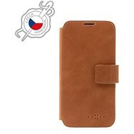 FIXED ProFit Genuine Cowhide Leather for Apple iPhone 13 Pro Max Brown - Phone Case