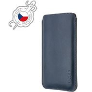 FIXED Slim Torcello made of Genuine Leather for Apple iPhone 12/12 Pro/13/13 Pro Blue - Phone Case