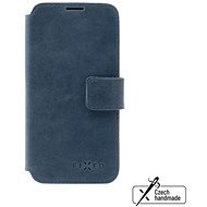 FIXED ProFit genuine cowhide leather for Apple iPhone 14 Max blue - Phone Case