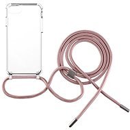 FIXED Pure Neck AntiUV with pink lanyard for Apple iPhone 7/8/SE (2020/2022) - Phone Cover