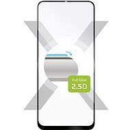 FIXED FullGlue-Cover for Realme 5, Self-Adhesive, Black - Glass Screen Protector