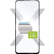FIXED FullGlue-Cover for Xiaomi Redmi Note 9 5G Black - Glass Screen Protector
