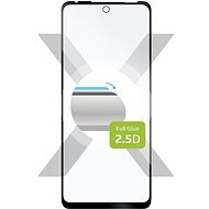 FIXED FullGlue-Cover for Motorola Moto G40 Black - Glass Screen Protector