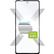 FIXED FullGlue-Cover for Motorola Edge 20, Black - Glass Screen Protector