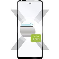 FIXED FullGlue-Cover a Motorola Moto G51 készülékhez - fekete - Üvegfólia