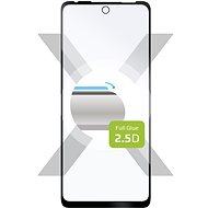 FIXED FullGlue-Cover for Motorola Moto G51 Black - Glass Screen Protector