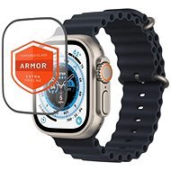 FIXED Armor s aplikátorom na Apple Watch Ultra 49 mm čierne - Ochranné sklo