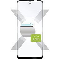 FIXED FullGlue-Cover für Motorola Moto E32s - schwarz - Schutzglas