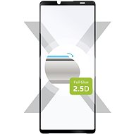 FIXED FullGlue-Cover for Sony Xperia 10 V black - Glass Screen Protector