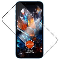FIXED Armor with applicator for Apple iPhone 13 Mini black - Glass Screen Protector