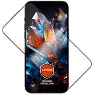 FIXED Armor Apple iPhone 15 Pro Max üvegfólia - fekete + applikátor - Üvegfólia