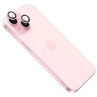 FIXED Camera Glass Apple iPhone 15/15 Plus üvegfólia - rózsaszín - Üvegfólia