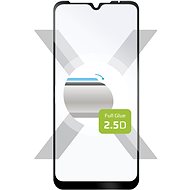 FIXED FullGlue-Cover for Motorola Moto E7, Black - Glass Screen Protector
