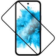 FIXED FullGlue-Cover for Google Pixel 9a 5G black - Glass Screen Protector