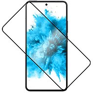 FIXED FullGlue-Cover for POCO F7 5G black - Glass Screen Protector