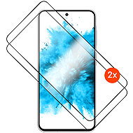 FIXED FullGlue-Cover with applicator for Samsung Galaxy A57 5G 2pcs black - Glass Screen Protector