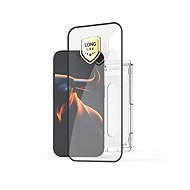 FIXED Long-Life s Anti-dust aplikátorem pro Apple iPhone 17 Pro černé - Glass Screen Protector