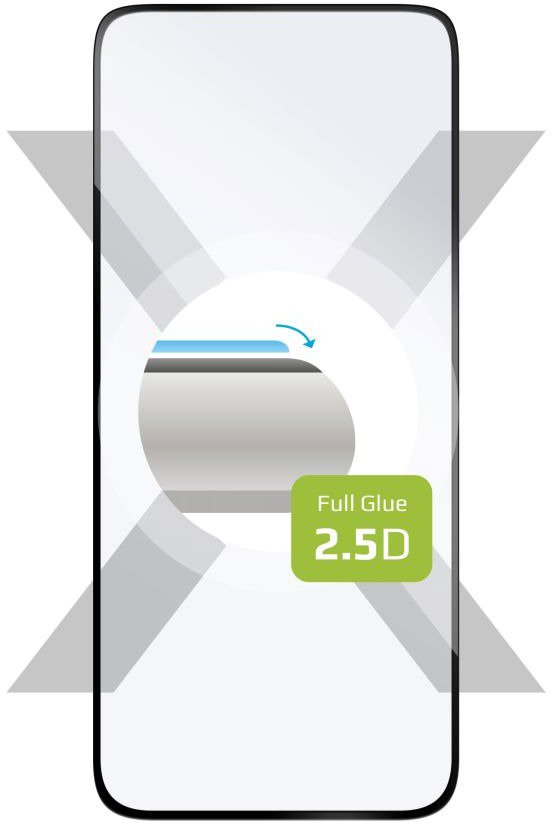 FIXED FullGlue-Cover für Honor 200 Lite 5G schwarz - Schutzglas