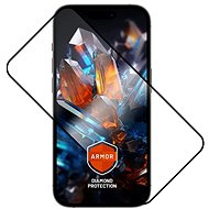 FIXED Armor with AR layer and Anti-dust applicator for Apple iPhone 16 Pro Max black - Glass Screen Protector