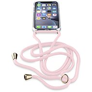 Cellularline Neck-Case with Pink Lanyard for Apple iPhone XR - Phone Cover