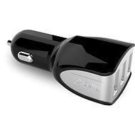 CELLY TURBO Car Charger 3 x USB Black - Car Charger